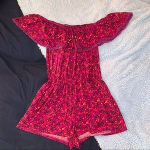 Off the shoulder romper